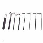 Набор из 8-и резцов (семь клюшек и один нож) для работы с глиной или гипсом